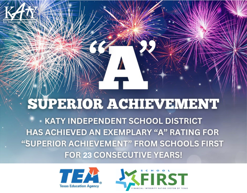 23 consecutive years earning superior achievement.